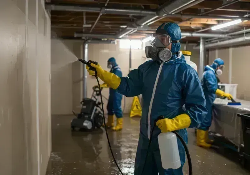 Basement Sanitization and Antimicrobial Treatment process in Macomb, IL